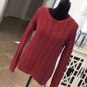 VINCE wine colored sweater, size small